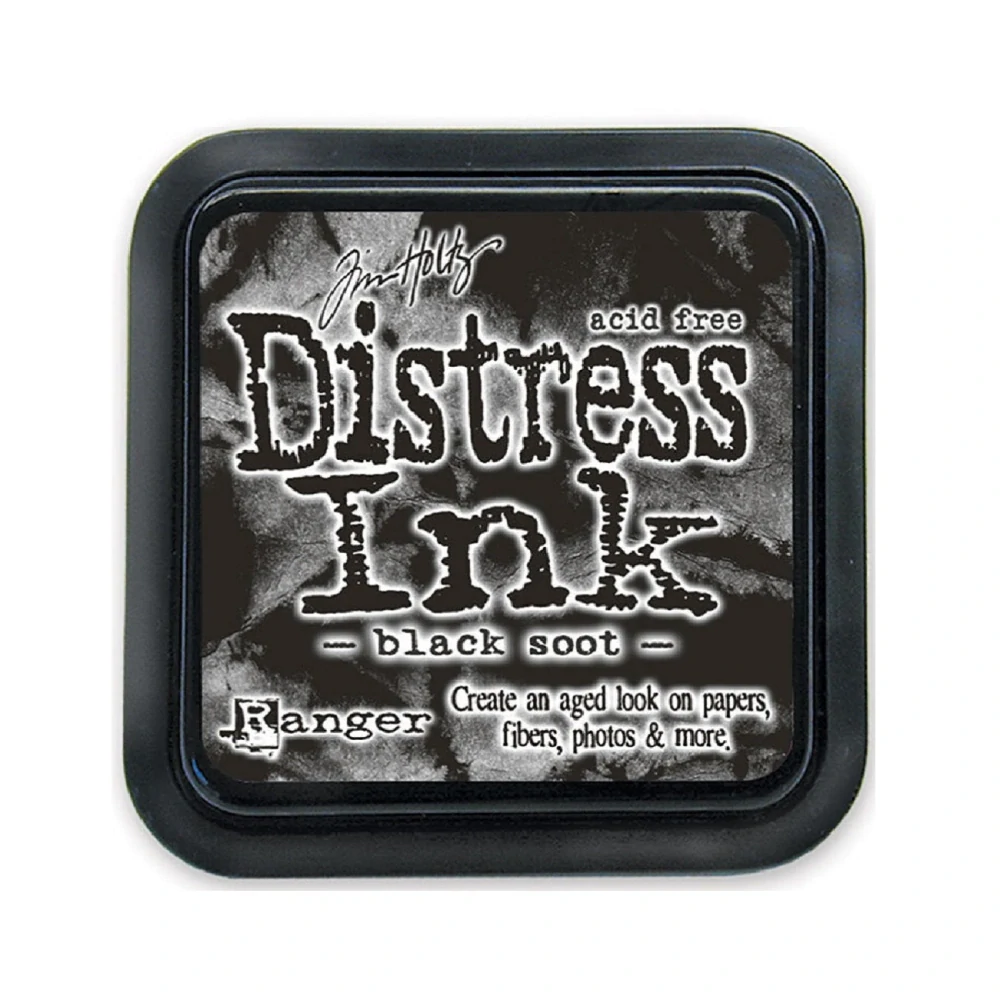Ranger Distress atramentová poduška Black Soot TIM19541