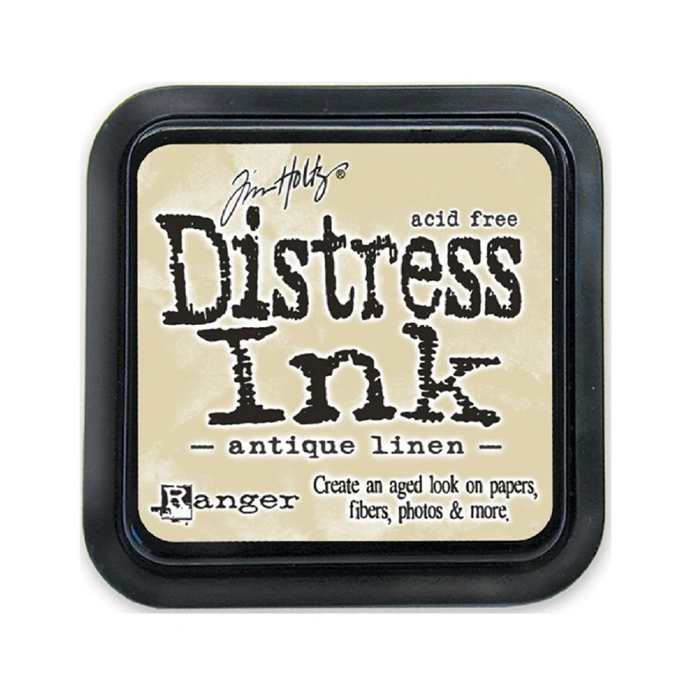 Ranger Distress atramentová poduška Antique Linen TIM19497