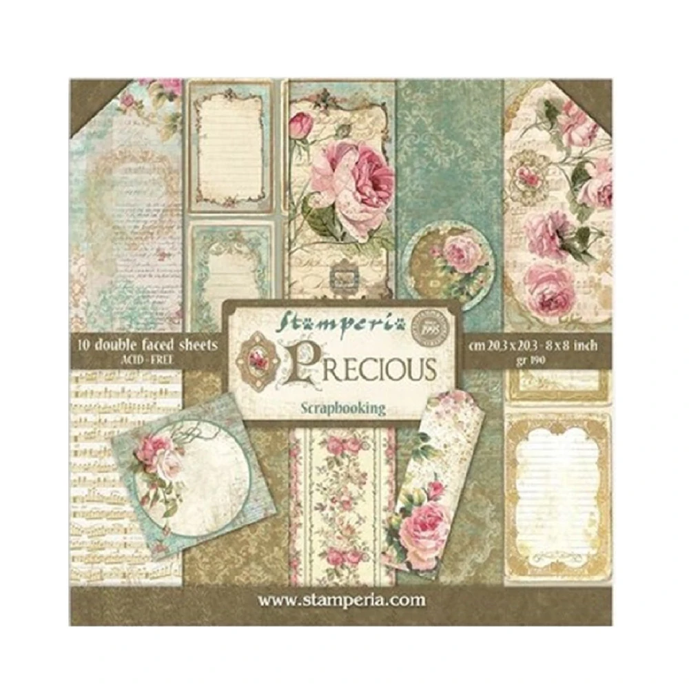 Stamperia Scrapbook papier Precious 8x8
