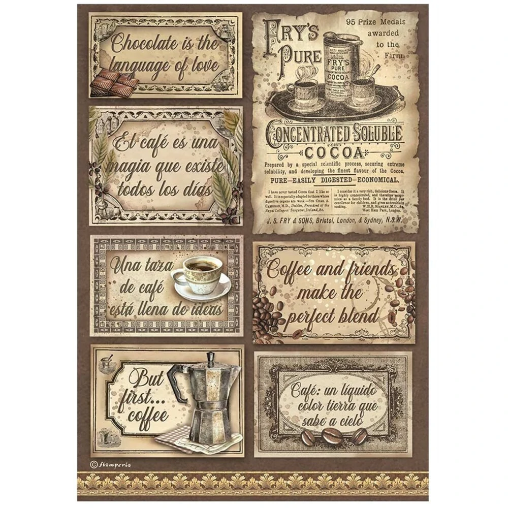 Ryžový papier Stamperia DFSA4826