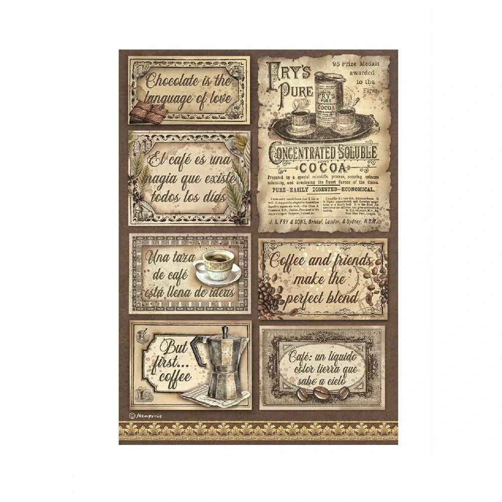 Ryžový papier Stamperia DFSA4826