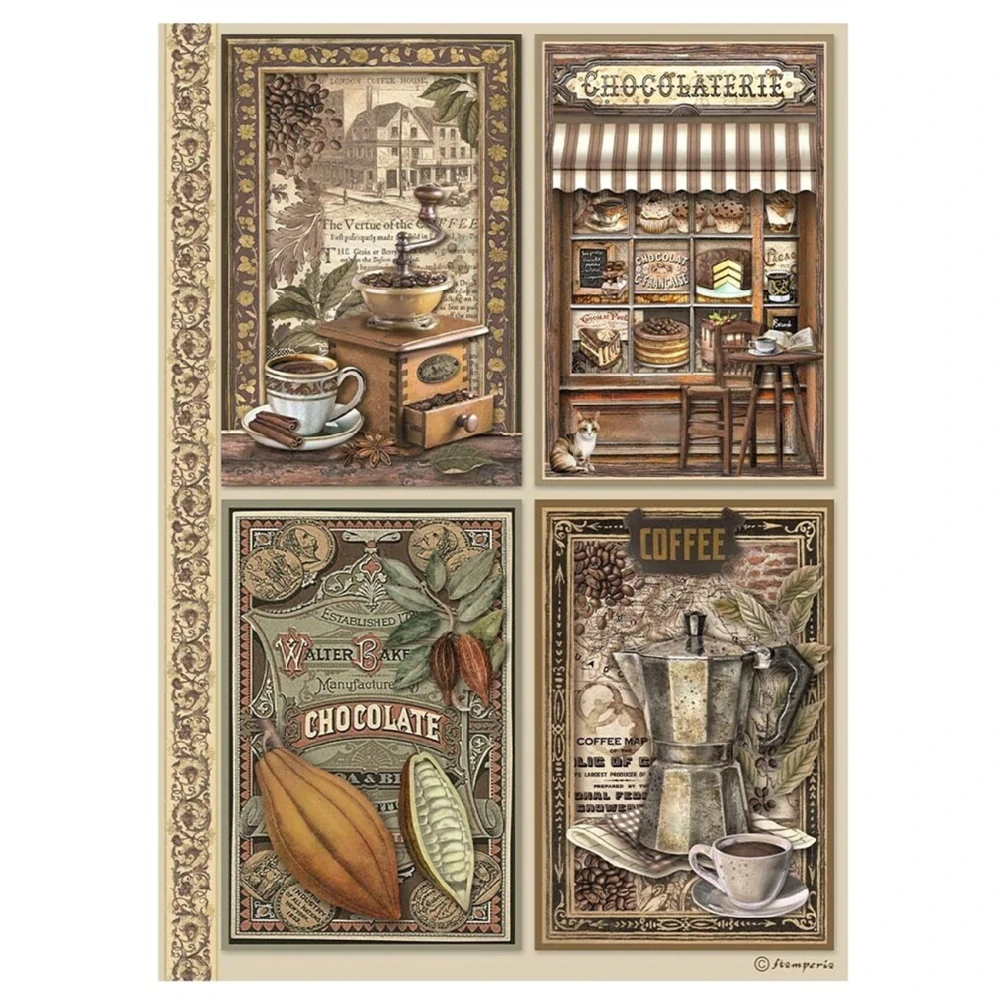 Ryžový papier Stamperia DFSA4821