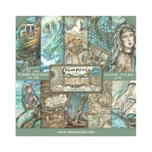 Stamperia Scrapbook papier – Songs of The Sea 12x12