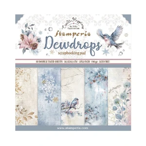 Stamperia Scrapbook papier – Dewdrops 12x12