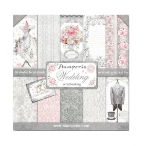 Stamperia Scrapbook papier – Wedding 12x12