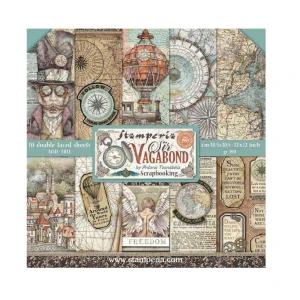 Stamperia Scrapbook papier – Sir Vagabond 12x12