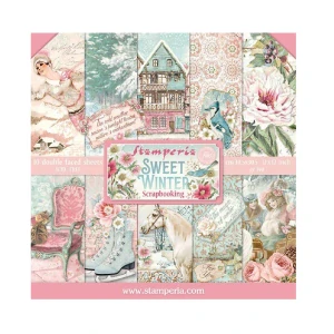 Stamperia Scrapbook papier – Sweet Winter 12x12