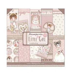 Stamperia Scrapbook papier – Little Girl 12x12