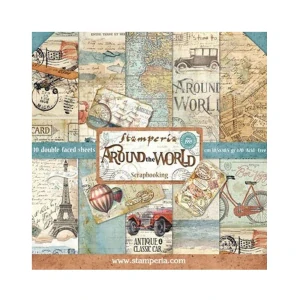 Stamperia Scrapbook papier – Around the World 12x12