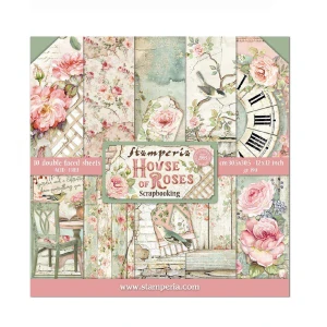Stamperia Scrapbook papier – House of Roses 12x12