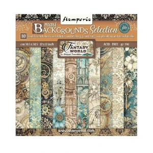 Scrapbook papier – Fantasy World Backgrounds 12x12