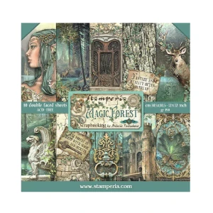 Stamperia Scrapbook papier – Magic Forest 12x12