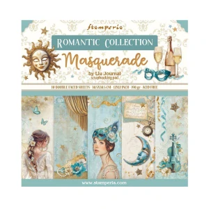 Stamperia Scrapbook papier – Masquerade 12x12