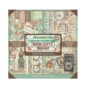 Stamperia Scrapbook papier – Brocante Antiques Maxi 12x12