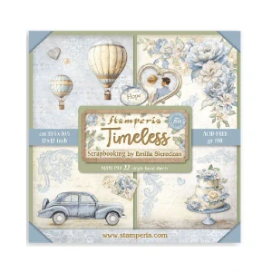Stamperia Scrapbook papier – Timeless Maxi 12x12