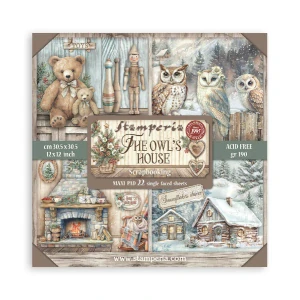 Stamperia Scrapbook papier – The Owl's House Maxi 12x12