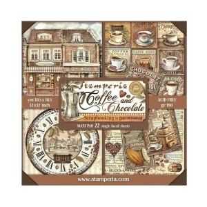 Stamperia Scrapbook papier – Coffee and Chocolate Maxi 12x12