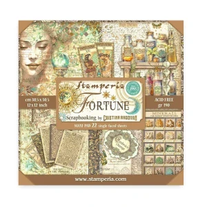 Stamperia Scrapbook papier – Fortune Maxi 12x12