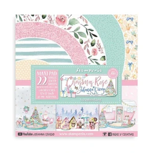 Stamperia Scrapbook papier – Christmas Rose Maxi 12x12