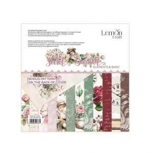 Lemoncraft Scrapbook papier doplnkový Secret Garden 8x8