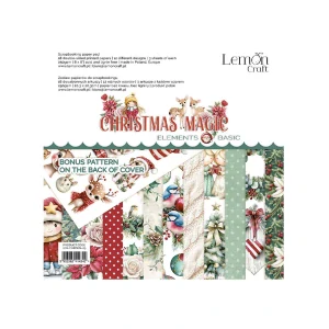 Lemoncraft Scrapbook papier doplnkový Christmas Magic 8x8
