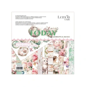 Lemoncraft Scrapbook papier doplnkový Today 8x8