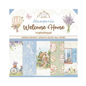Stamperia Scrapbook papier – Welcome Home 12x12