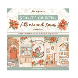 Stamperia Scrapbook papier – All around Xmas 12x12