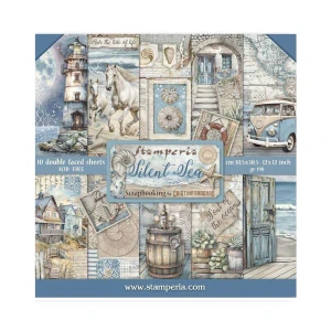 Stamperia Scrapbook papier – Silent Sea 12x12
