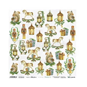 ScrapAndMe Scrapbook papier Christmas 07 -  kusový