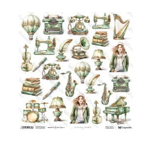 ScrapAndMe Scrapbook papier Elements 6 -  kusový