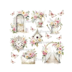 ScrapAndMe Scrapbook papier Sunny Blooms -  kusový