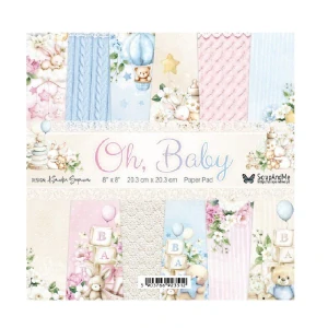 ScrapAndMe Scrapbook papier Oh,Baby 8x8