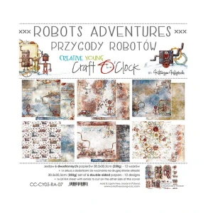 Craft O´ Clock Scrapbook papier - Robots Adventures 12x12