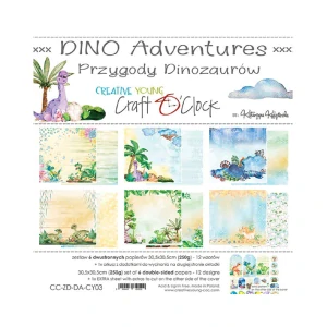 Craft O´ Clock Scrapbook papier - Dino Adventures 12x12
