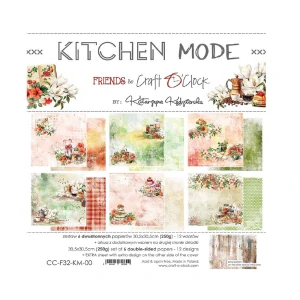Craft O´ Clock Scrapbook papier - Kitchen Mode 12x12