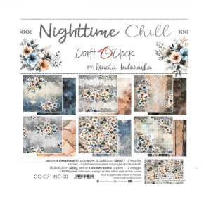 Craft O´ Clock Scrapbook papier - Nighttime Chill 12x12