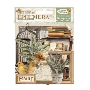 Stamperia Golden Harmony nálepky DFLCT52