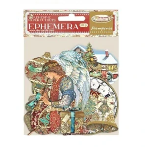 Stamperia Christmas greetings nálepky DFLCT24