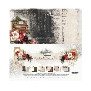 Alchemy of Art Scrapbook papier Wonderful Christmas Time 12x12