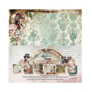 Alchemy of Art Scrapbook papier Steampunk Dream 12x12