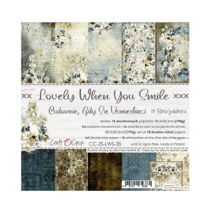 Craft O´ Clock Scrapbook papier - Lovely When You Smile 8x8
