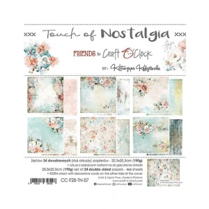 Craft O´ Clock Scrapbook papier - Touch of Nostalgia 8x8