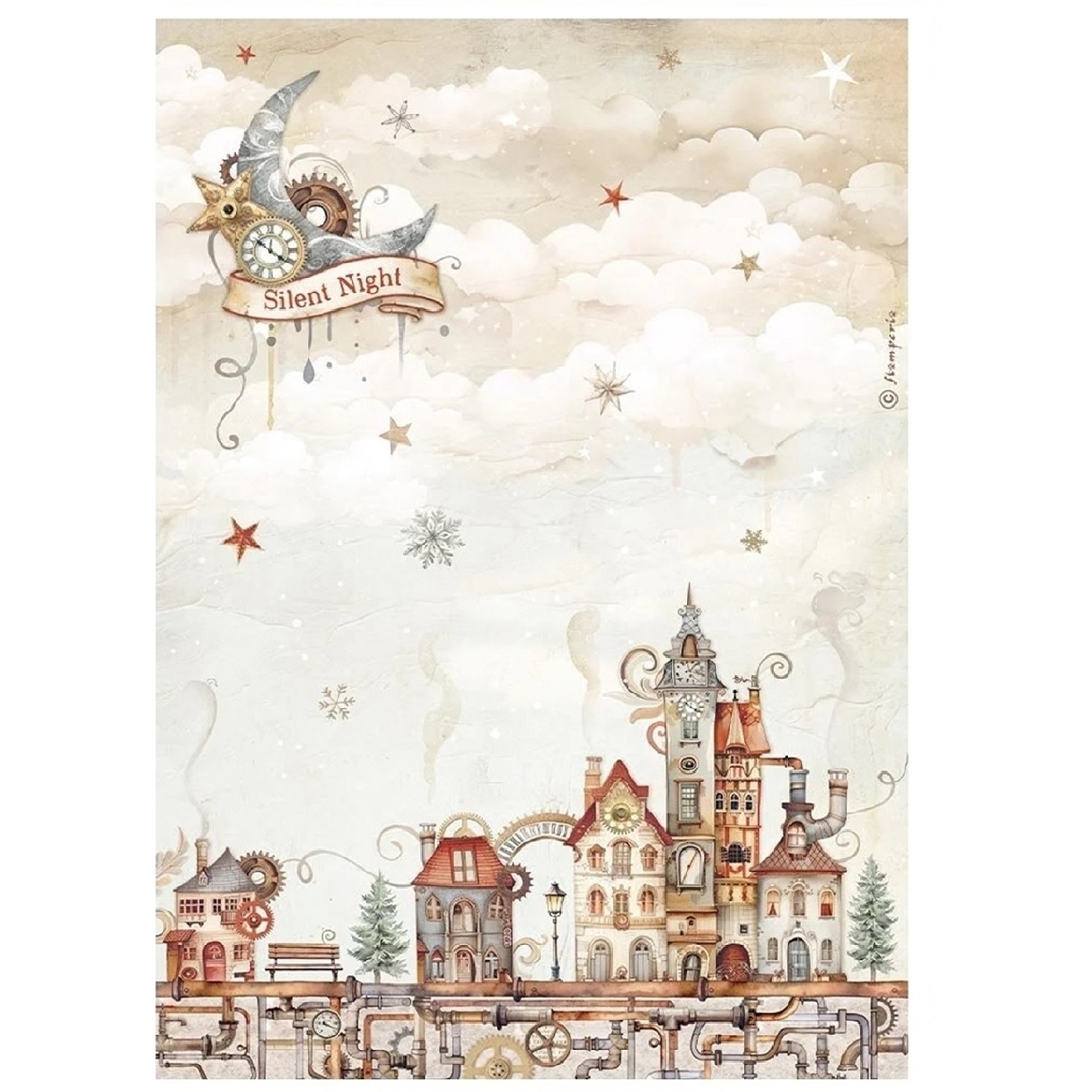 Ryžový papier Stamperia DFSA4936