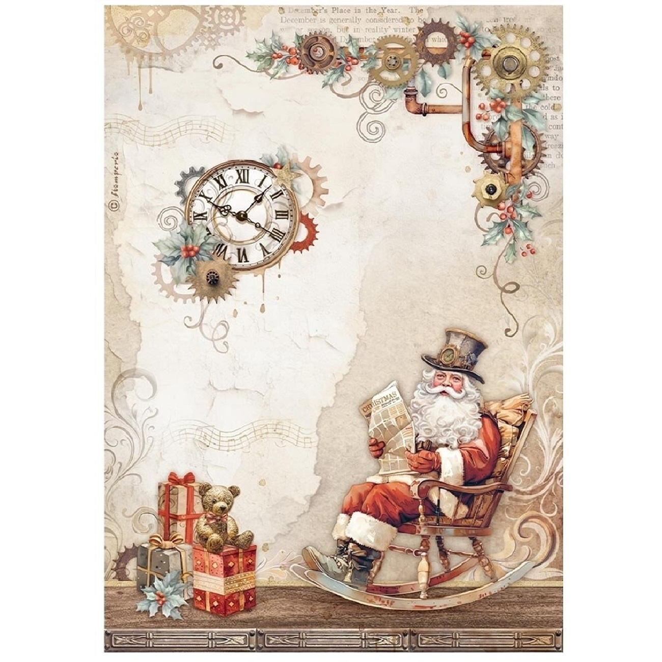 Ryžový papier Stamperia DFSA4938