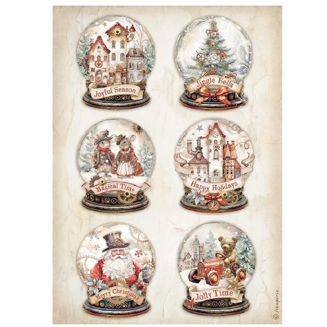 Ryžový papier Stamperia DFSA4937