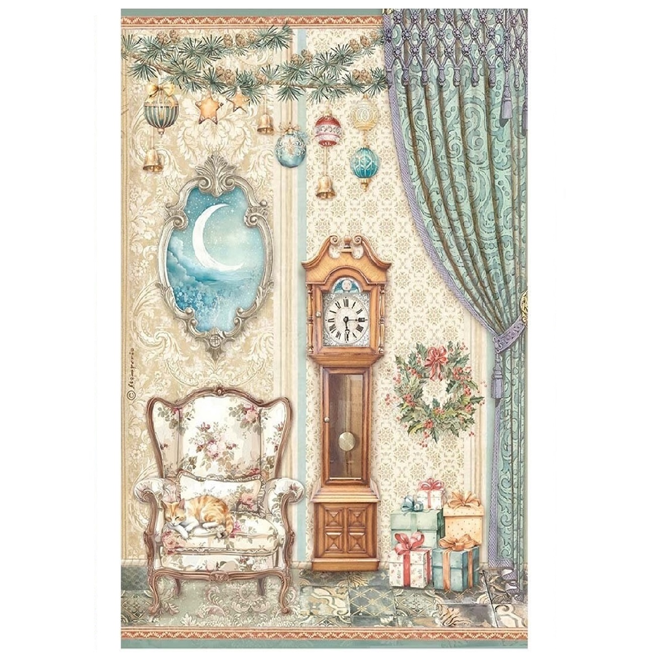 Ryžový papier Stamperia DFSA4940