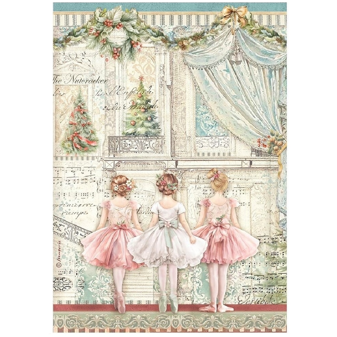 Ryžový papier Stamperia DFSA4943