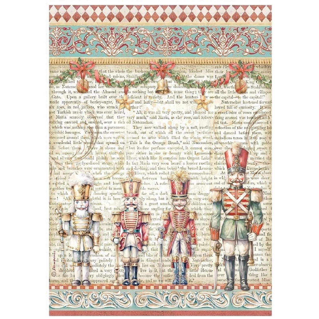 Ryžový papier Stamperia DFSA4942