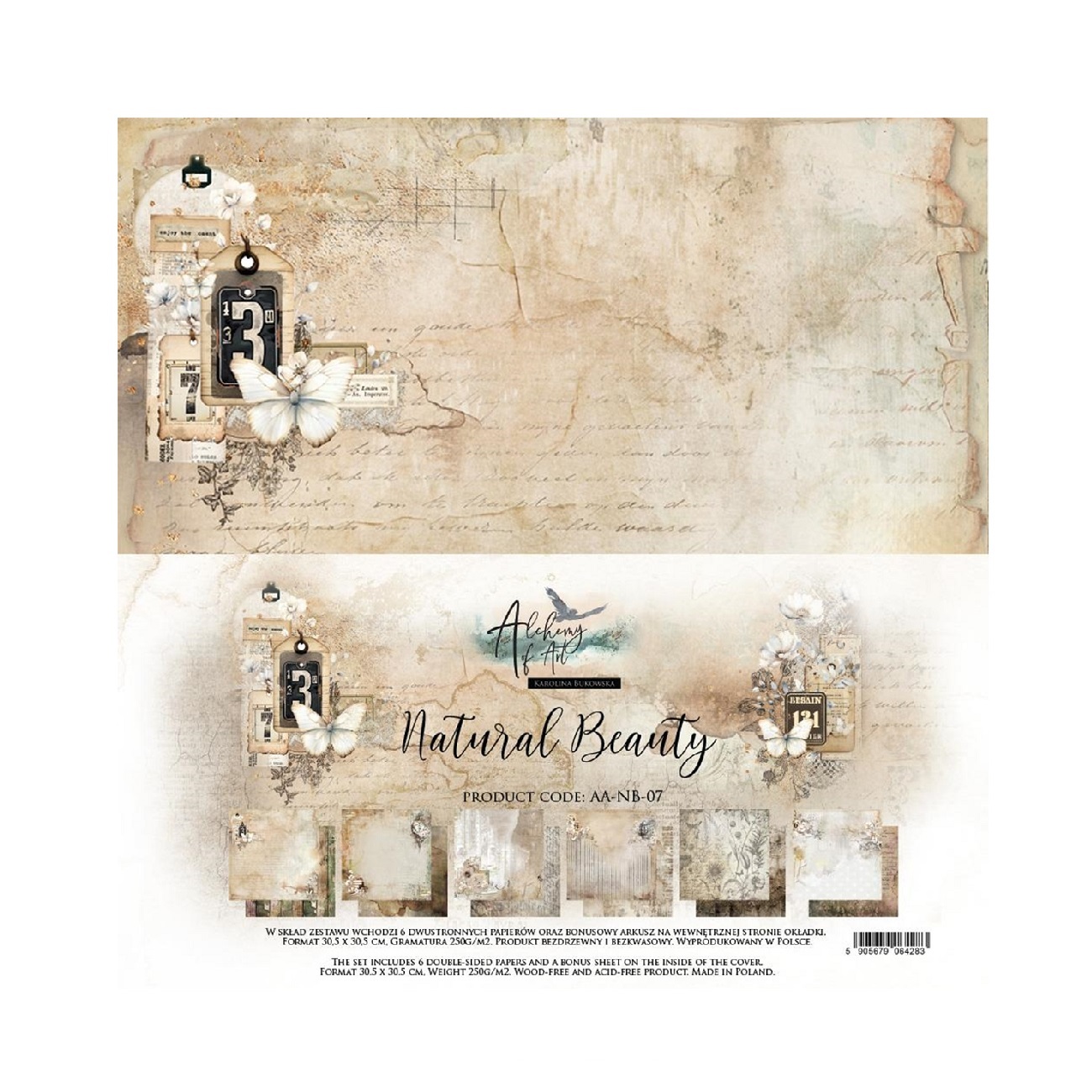 Alchemy of Art Scrapbook papier Natural Beauty 12x12
